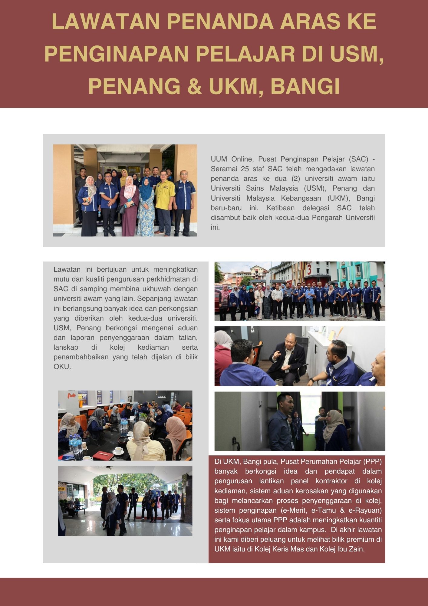 Red and Yellow Modern School Newsletter